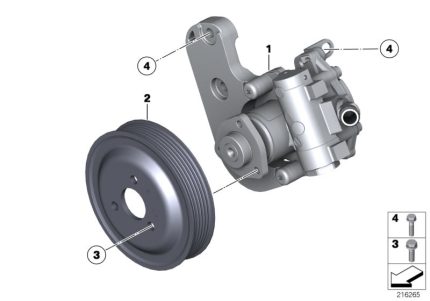 Bmw E90/E92/E93/F10/F01/F12/E84/E70/E71/F15/F16/N47/N57 Direksiyon Kasnağı