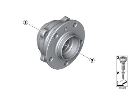 Bmw F10/F12/M5/M6 Arka Porya Bilyası