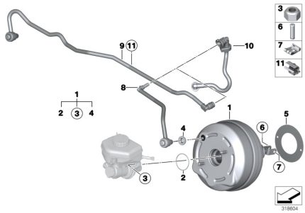 Bmw F20/F22/F30/F32/F34/F36 Fren Servosu Westinghouse