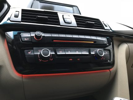 Bmw F20/F30/F32/F34/F36 Işıklı Klima Paneli