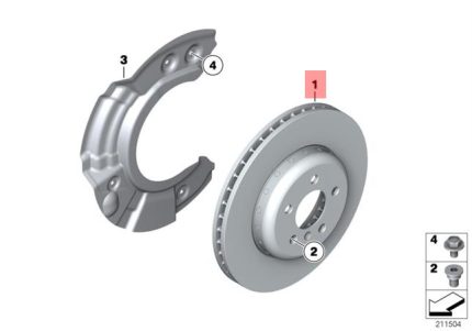 Bmw G20/G22/G23/G26 Arka Disk